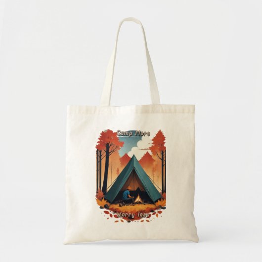 Camp more, Angst Minder Tote Bag (Voorkant)