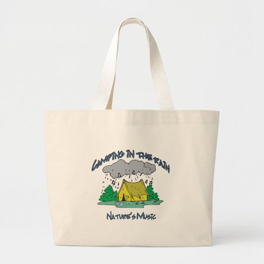 CAMP-Naturen Muziek Grote Tote Bag (Voorkant)