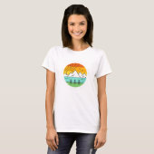 Camp Natuur Forest Camper Adventure RV Camp T-shirt (Voorkant volledig)