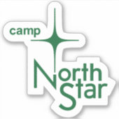 Camp North Star zomerkamp sticker - Gehaktballen (Voorkant)