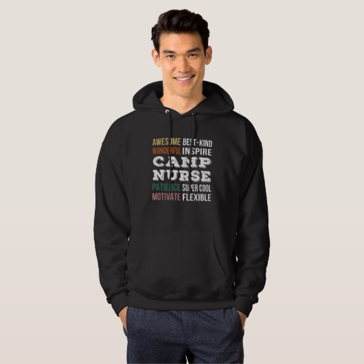 Camp Nurse  Appreciation Hoodie (Voorkant volledig)