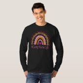 Camp Nurse Leopard Rainbow Nurse Week T-shirt (Voorkant volledig)