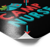 Camp Nurse Nursing RN Appreciation Camping Foto Afdruk (Hoek)