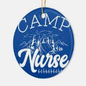 Camp Nurse Summer Camp Nursing Camp Patiëntenzorg Keramisch Ornament (Links)