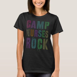 Camp Nurses Do Rock Camping Medical Squad Medic T T-shirt