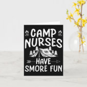 Camp Nurses heeft nog meer grappige zomerkamp Nurs Kaart (Gele Bloem)