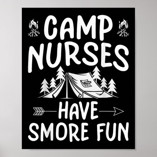 Camp Nurses heeft nog meer grappige zomerkamp Nurs Poster (Voorkant)