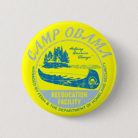 Camp Obama Buttonnen Ronde Button 5,7 Cm (Voorkant)