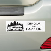 Camp on Bumpersticker (Op auto)