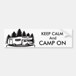 Camp on Bumpersticker