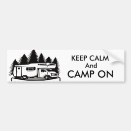 Camp on Bumpersticker