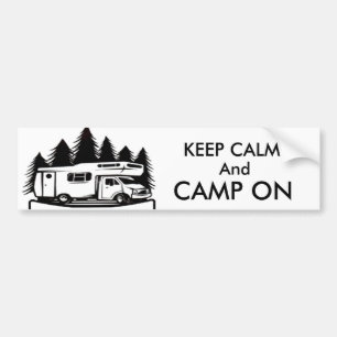 Camp on Bumpersticker