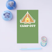 Camp out flyer (Enkel)