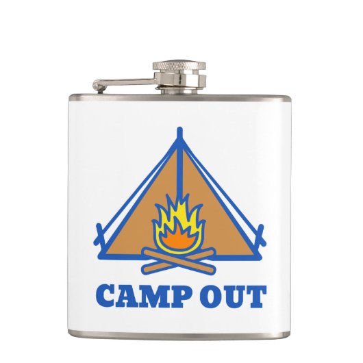 Camp out heupfles (Voorkant)