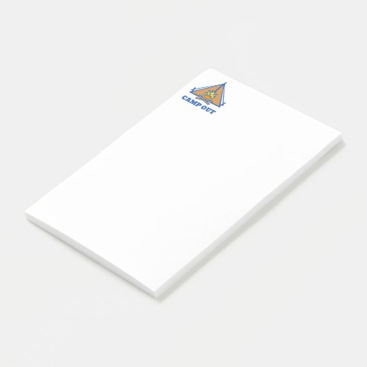 Camp out post-it® notes (Schuin)