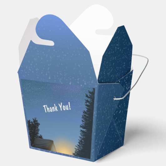 Camp Out Sterrennacht Bedankdoosjes (Geopend)