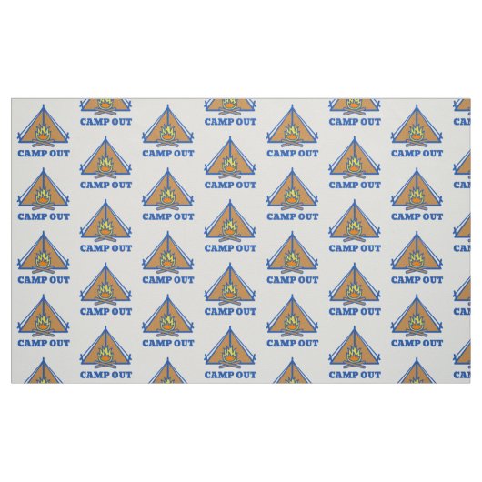 Camp out stof (Fat Quarter)
