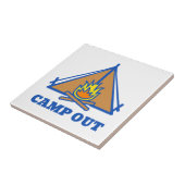 Camp out tegeltje (Zijkant)