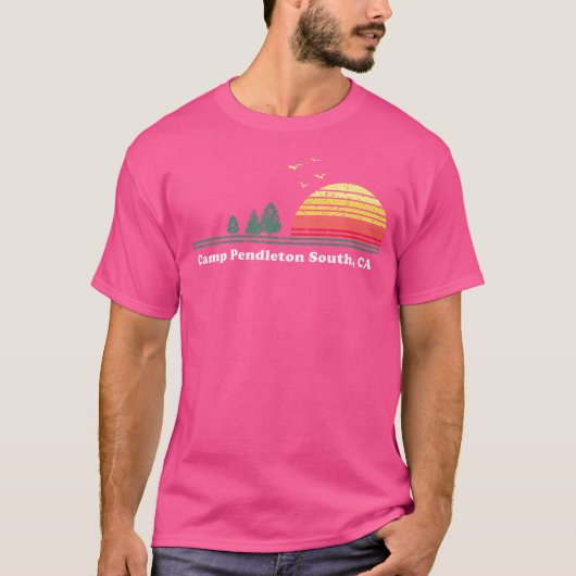  Camp Pendleton Zuid-Californië Home Souve T-shirt (Voorkant)