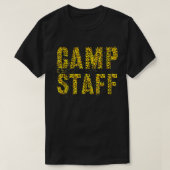 CAMP PERF Leopard Print Host Summer Counselor Tea T-shirt (Design voorkant)