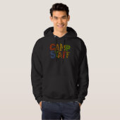 Camp Personeel Leopard Print Host Zomer Counselor Hoodie (Voorkant volledig)
