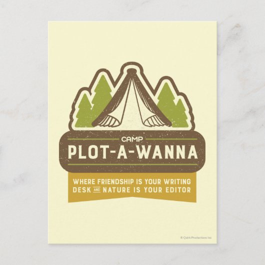 Camp Plot-A-Wanna Briefkaart (Voorkant)