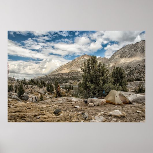 Camp Rae Lakes Poster (Voorkant)