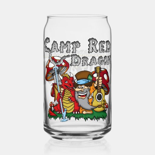 Camp Red Dragon 2025 B.A.T. blikglas Blikvorm Glas (Voorkant)