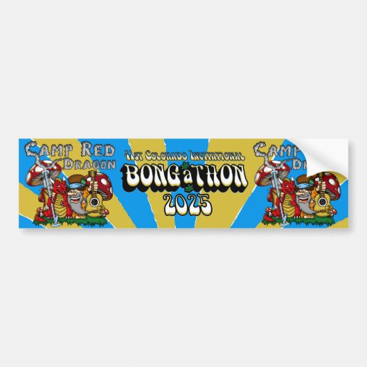 Camp Red Dragon 2025 B.A.T. Bumpersticker (Voorkant)