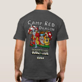 Camp Red Dragon 2025 B.A.T. Houtskool T-shirt (Achterkant)