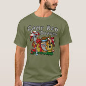 Camp Red Dragon 2025 B.A.T. Olive T-shirt (Voorkant)