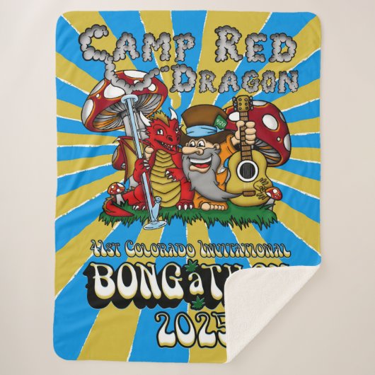 Camp Red Dragon 2025 B.A.T. Sherpa Deken (Voorkant)