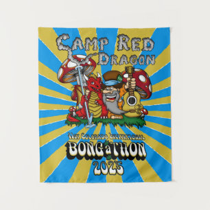 Camp Red Dragon 2025 B.A.T. Tapestry Wandkleed