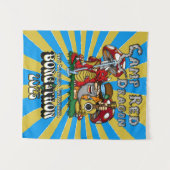 Camp Red Dragon 2025 B.A.T. Tapestry Wandkleed (Voorkant (horizontaal))
