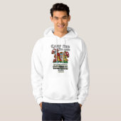 Camp Red Dragon 2025 B.A.T. White Hoodie (Voorkant volledig)