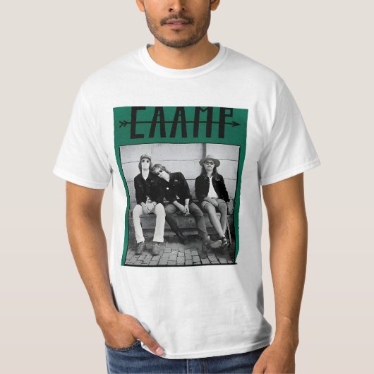 Camp retro band t-shirt (Voorkant)