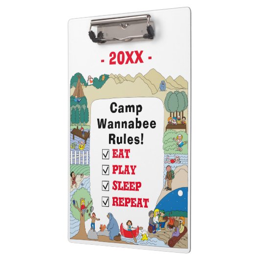 Camp Road Trip Cliboard Klembord (Links)