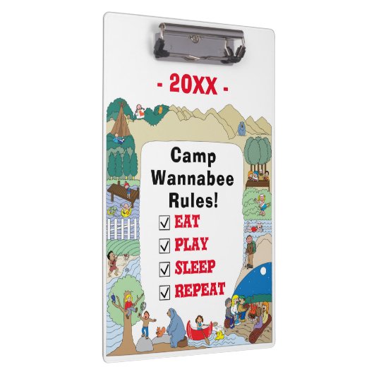 Camp Road Trip Cliboard Klembord (Rechts)