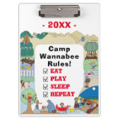 Camp Road Trip Cliboard Klembord (Voorkant)