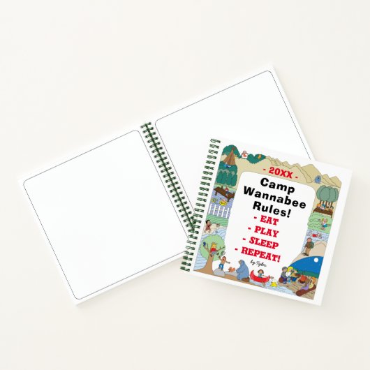 Camp Road Trip Notitieboek (Binnen)