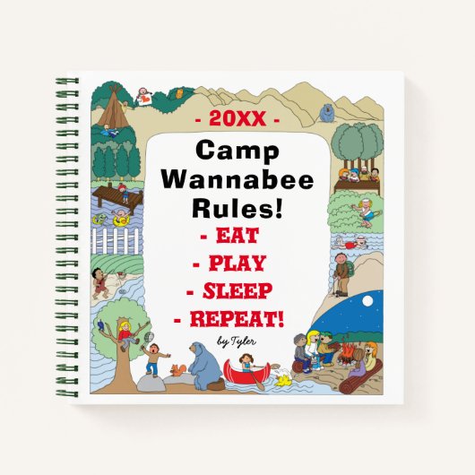 Camp Road Trip Notitieboek (Voorkant)