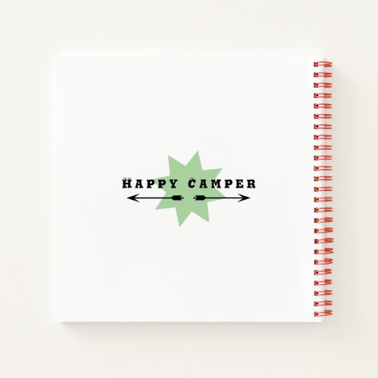 Camp Road Trip Sketchbook Notitieboek (Achterkant)