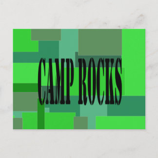 Camp Rocks Camouflage Briefkaart