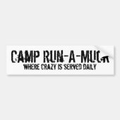 Camp run-A-Muck Bumpersticker (Voorkant)