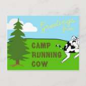 Camp Running Cow - Postcard Briefkaart (Voorkant)