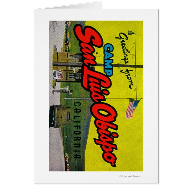 Camp San Luis Obispo, Californië (Voorkant)