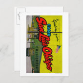 Camp San Luis Obispo, Californië Briefkaart (Voorkant / Achterkant)