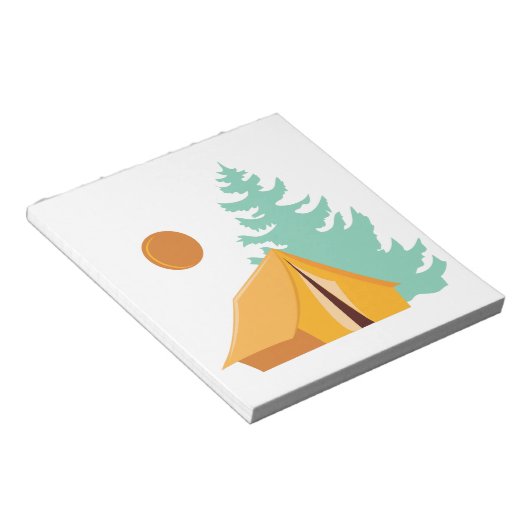 Camp Scene Notitieblok (Schuin)