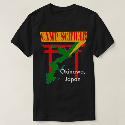 Camp Schwab, Nago, Okinawa, Japan T-shirt (Design voorkant)