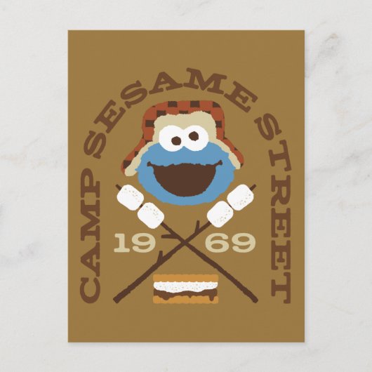 Camp Sesame Street 1969 Briefkaart (Voorkant)